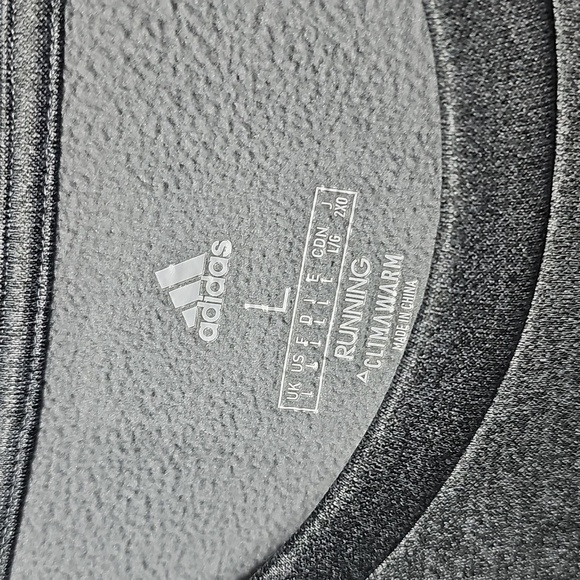 Adidas Climawarm Running Gray Swatshirt Size Large - Picture 3 of 5